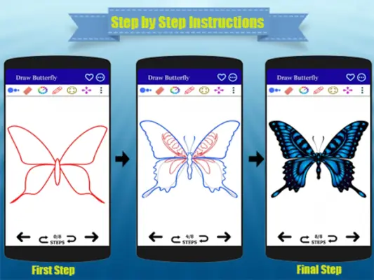 How to Draw an Easy Butterfly android App screenshot 10