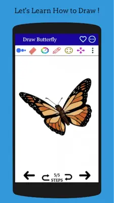 How to Draw an Easy Butterfly android App screenshot 6